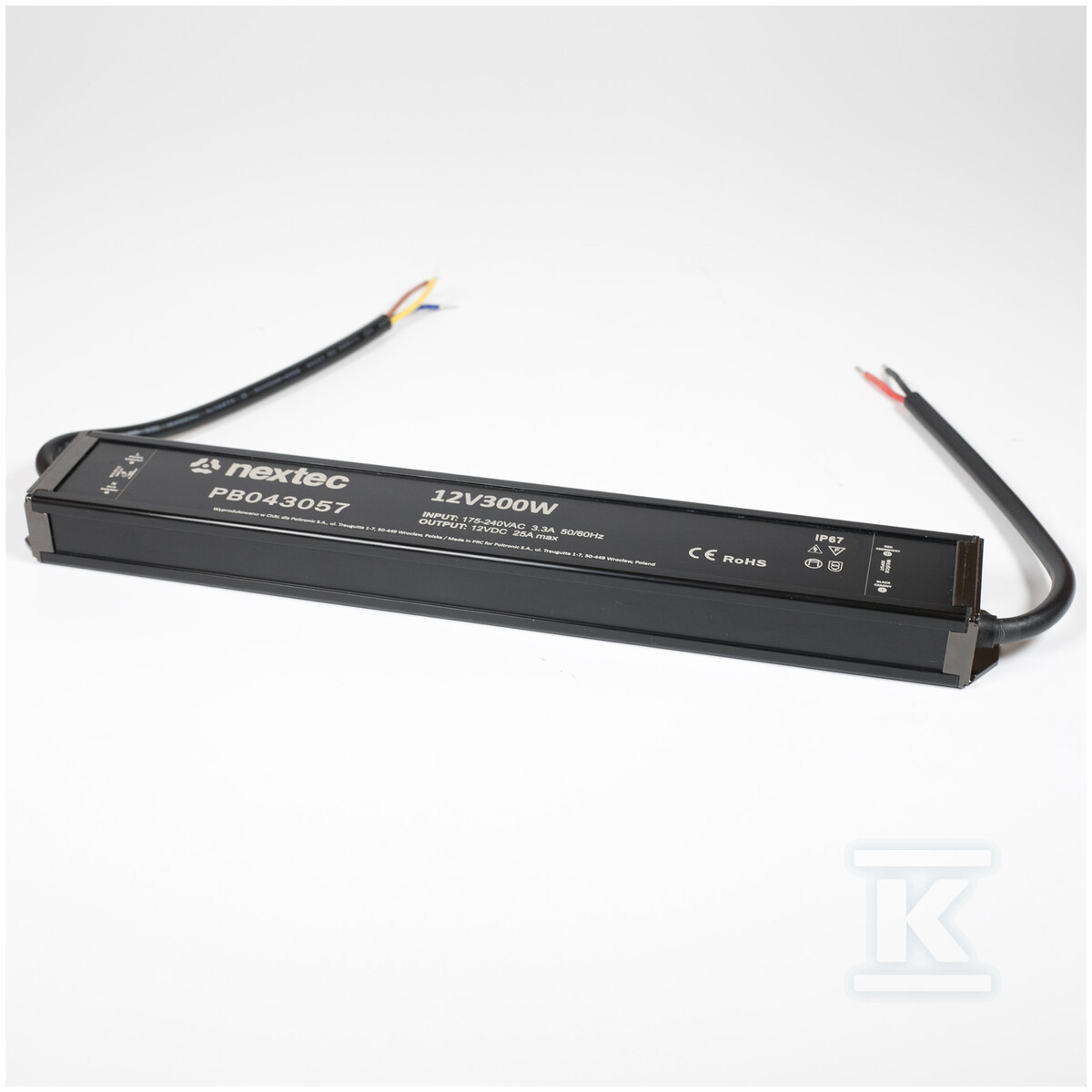 Waterproof power supply, LLG 12V / IP67 - PB043057